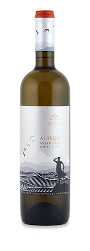 Fles Alargo Assyrtiko van Santorini
